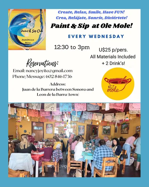 Paint & Sip at Ole Mole